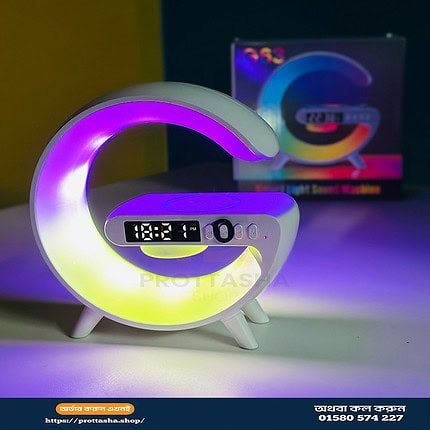 Intelligent Atmosphere RGB Light Bluetooth Speaker With Wireless Charging Price In Bangladesh