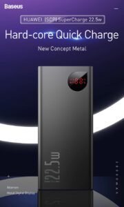 baseus adaman 22.5w 20000mah quick charge power bank